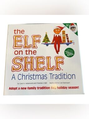 The elf on the shelf a Christmas tradition box with elf and book new